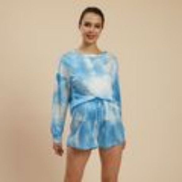 Tie Dye 2 piece loungewear M - Picture 2 of 3